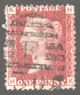 Great Britain Scott 33 Used Plate 193 - HK - Click Image to Close